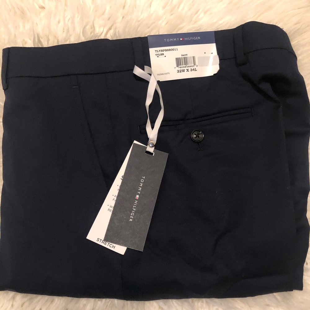 Men’s Tommy Hilfiger Navy Slacks